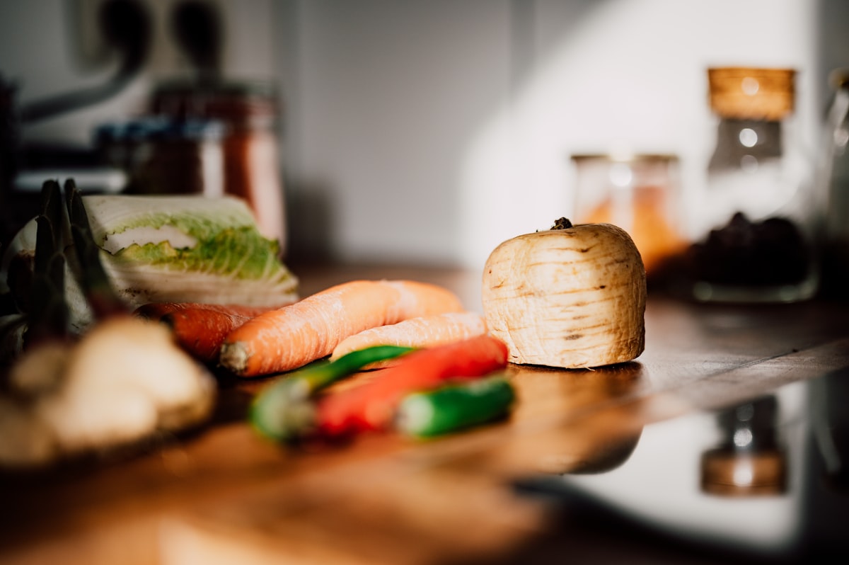 Fresh vegetable preparation techniques