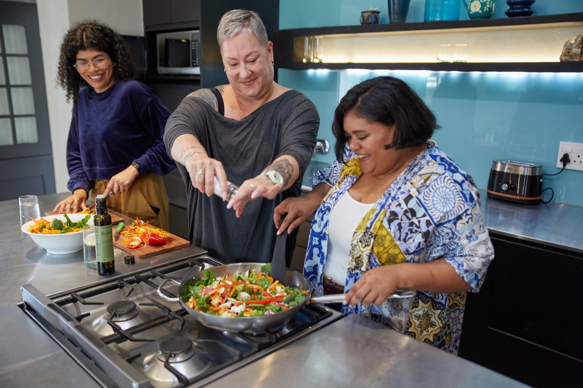 Traditional Italian soup preparation